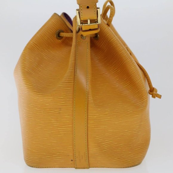 LOUIS VUITTON Epi Petit Noe Shoulder Bag Tassili Yellow M44109 LV Auth - Picture 12 of 16